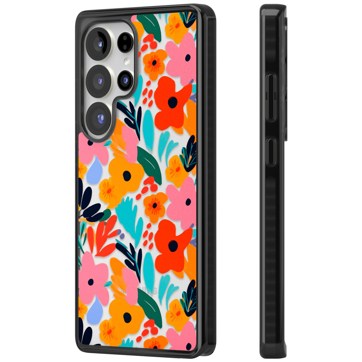 Floral Fiesta Samsung S25 Ultra / Samsung S26 Ultra Impact Black Phone Case side