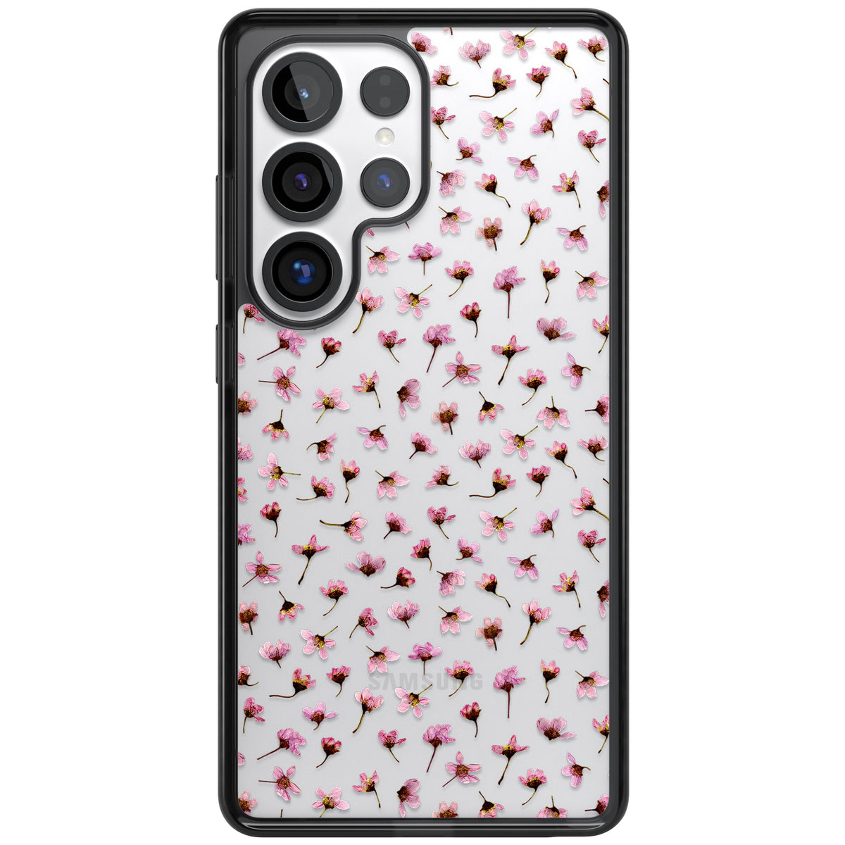 Cherry Flower Mist Samsung S25 Ultra / Samsung S26 Ultra Impact Black Phone Case front