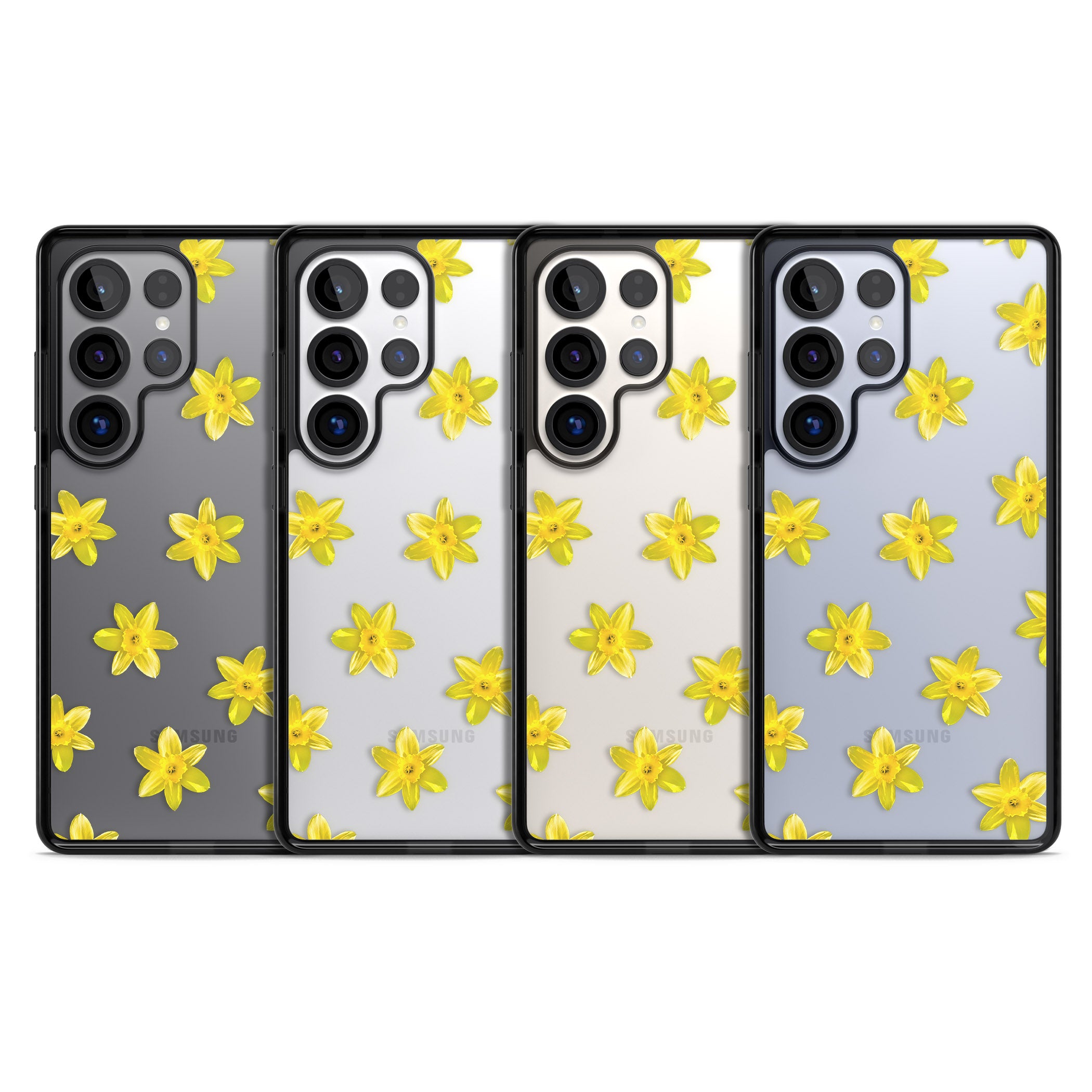 Daffodils Transparent Pattern