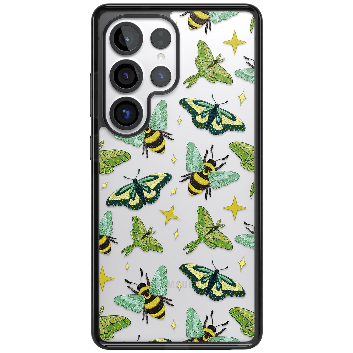 Bees and Moths Samsung S25 Ultra / Samsung S26 Ultra Impact Black Phone Case front