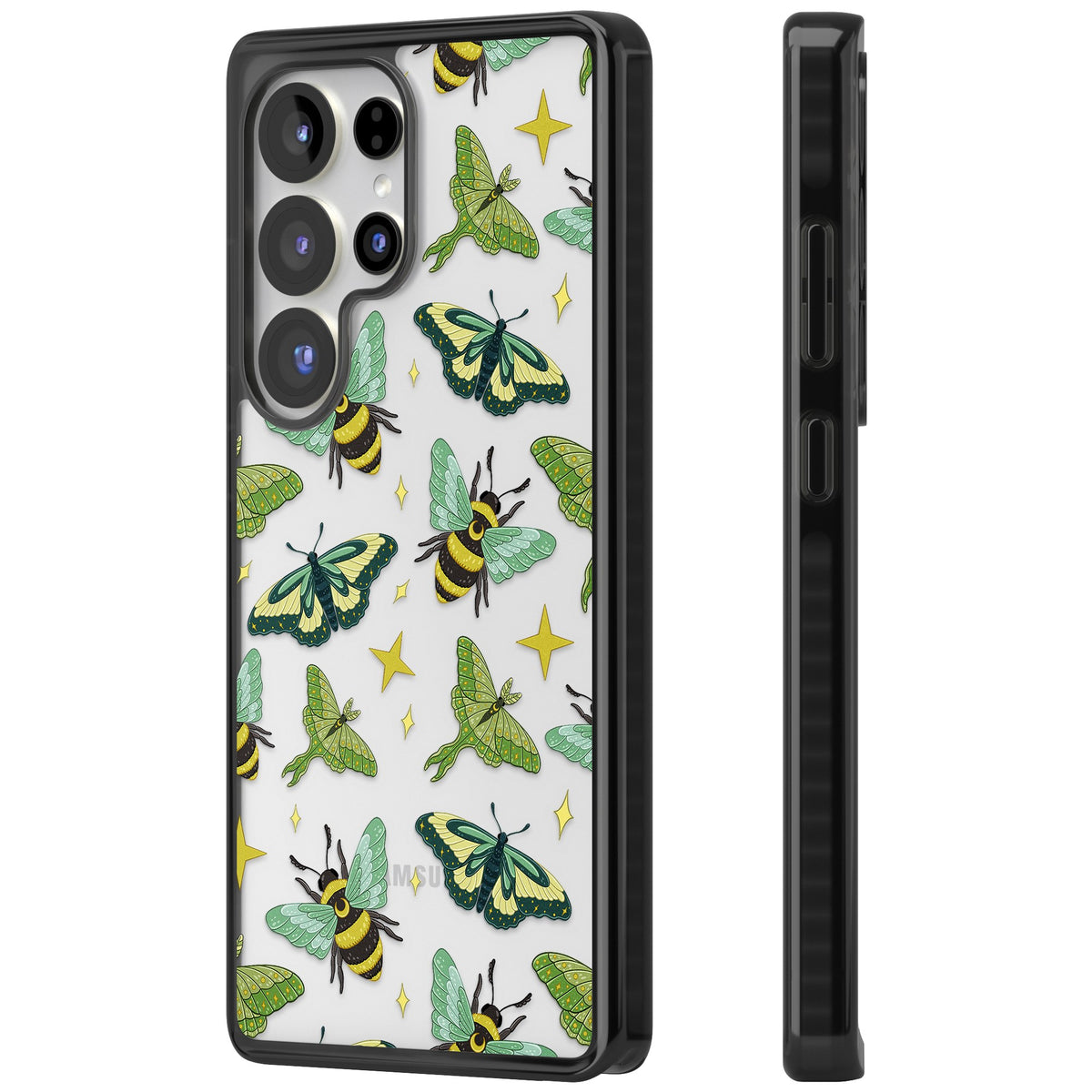 Bees and Moths Samsung S25 Ultra / Samsung S26 Ultra Impact Black Phone Case side