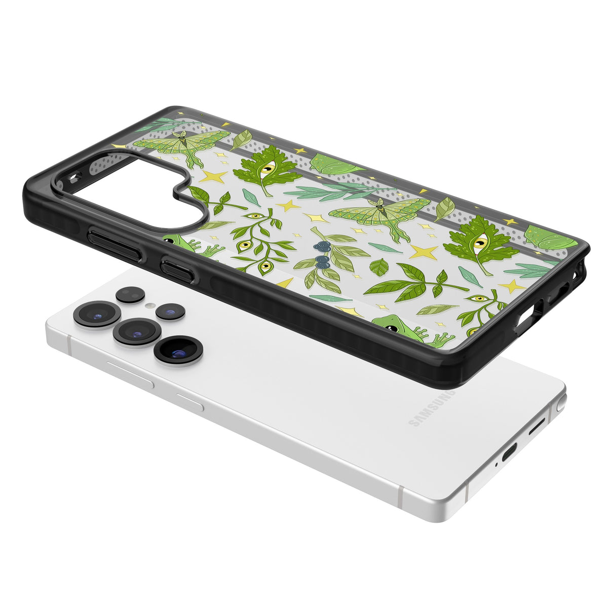 Forest Senses Samsung S25 Ultra / Samsung S26 Ultra Impact Black Phone Case angled