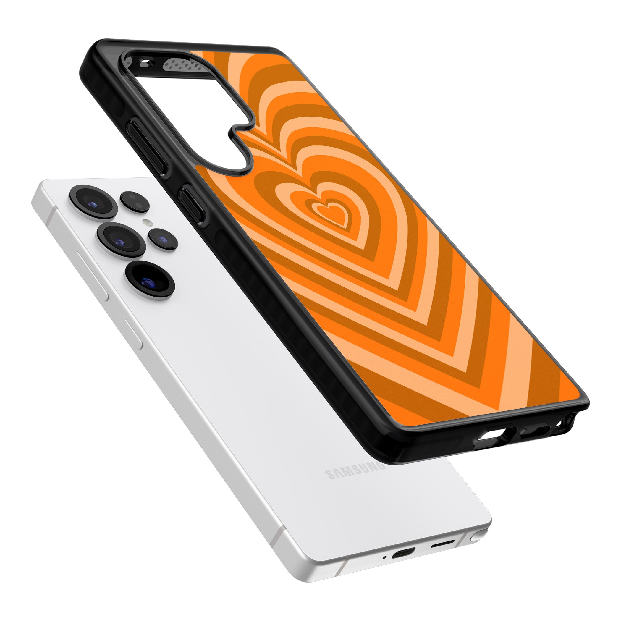 Orange Heart Illusion