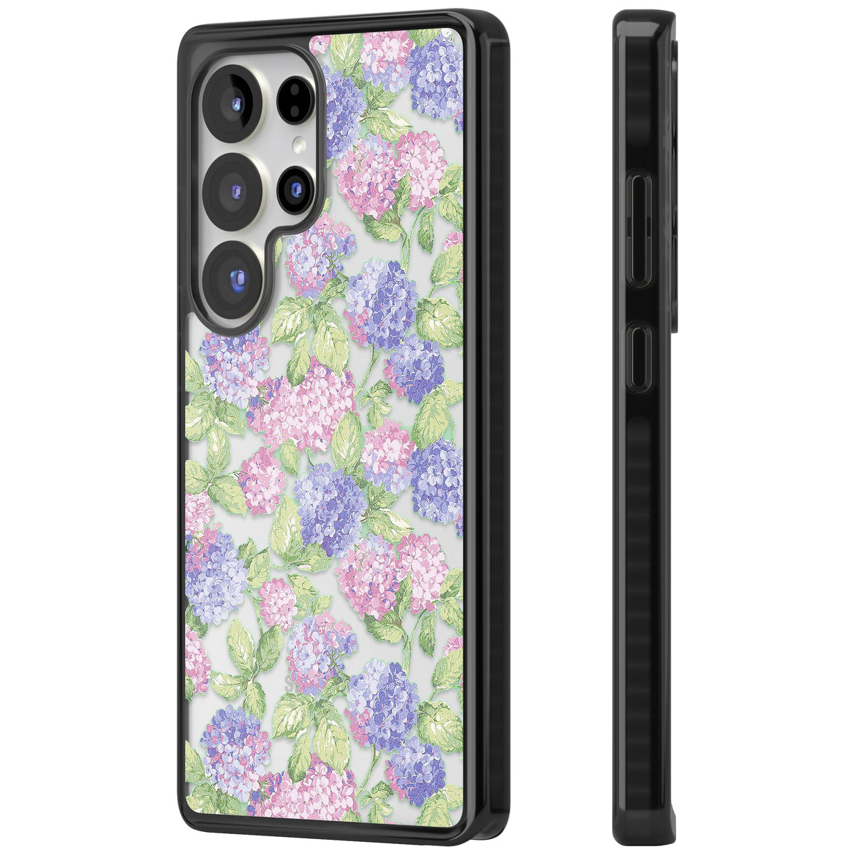 Cottage Hydrangea Samsung S25 Ultra / Samsung S26 Ultra Impact Black Phone Case side