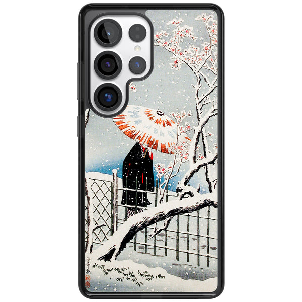 Plum Tree In Snow By Hiroaki Takahashi
