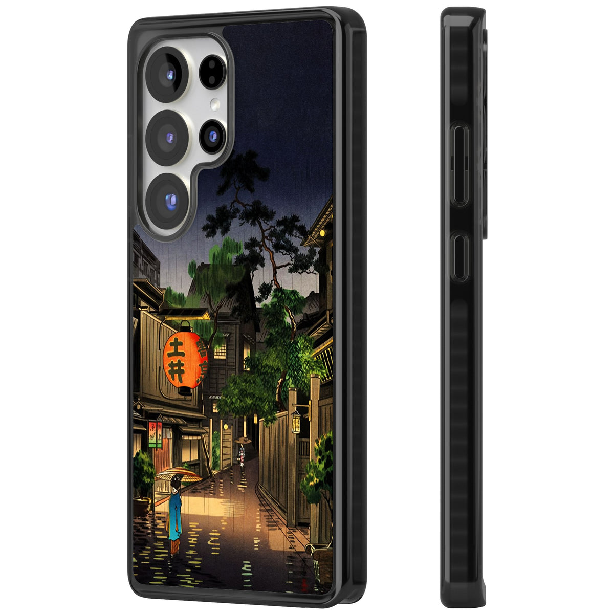 Evening In Ushigome Samsung S25 Ultra / Samsung S26 Ultra Impact Black Phone Case side