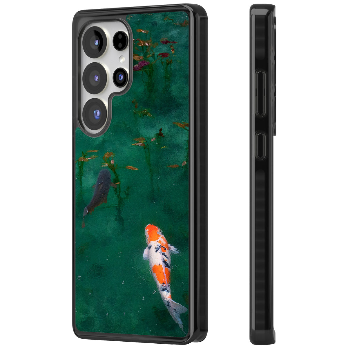 Koi Fish Samsung S25 Ultra / Samsung S26 Ultra Impact Black Phone Case side