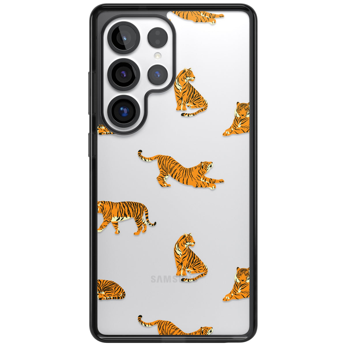 Tiger Lounge Samsung S25 Ultra / Samsung S26 Ultra Impact Black Phone Case front
