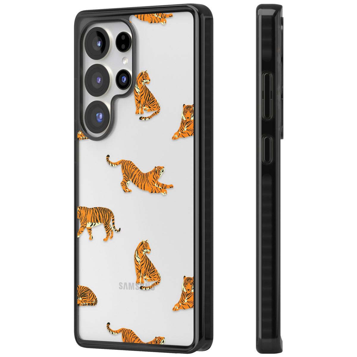 Tiger Lounge Samsung S25 Ultra / Samsung S26 Ultra Impact Black Phone Case side