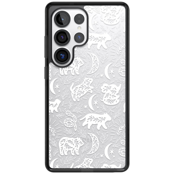 Forest Animal Silhouettes: White/Clear
