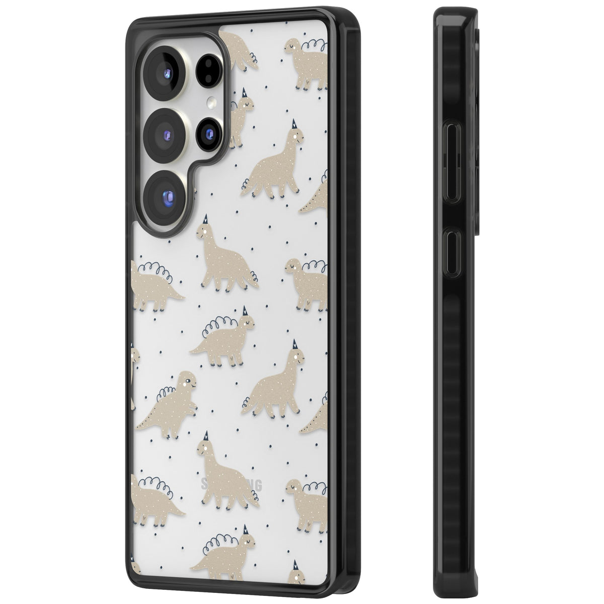 Fossil Friends Samsung S25 Ultra / Samsung S26 Ultra Impact Black Phone Case side