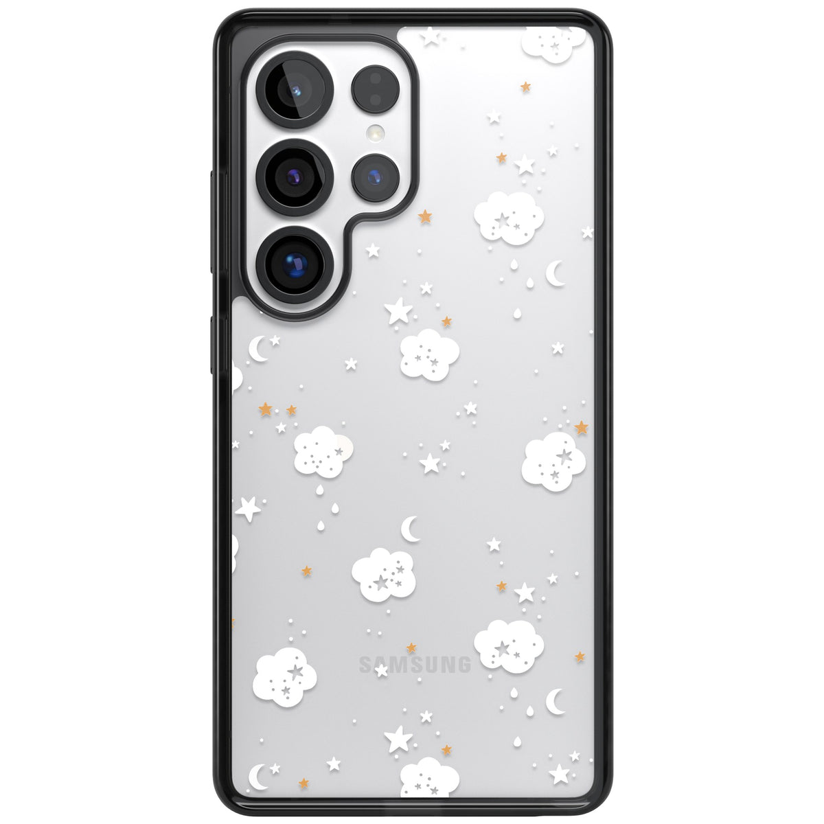 Starry Night Cloud Samsung S25 Ultra / Samsung S26 Ultra Impact Black Phone Case front