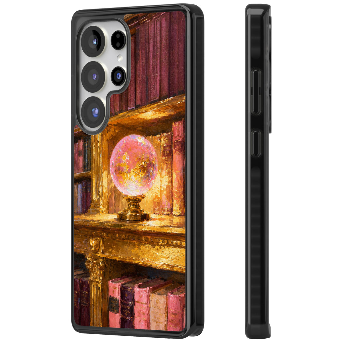 Gilded Library Samsung S25 Ultra / Samsung S26 Ultra Impact Black Phone Case side