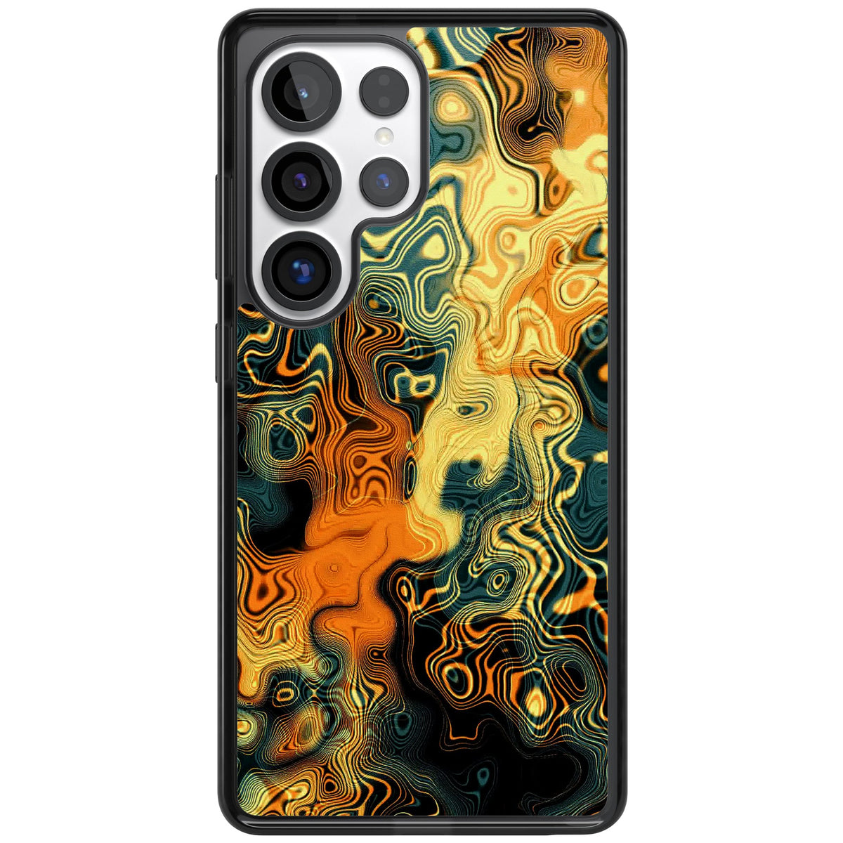Liquid Amber Samsung S25 Ultra / Samsung S26 Ultra Impact Black Phone Case front
