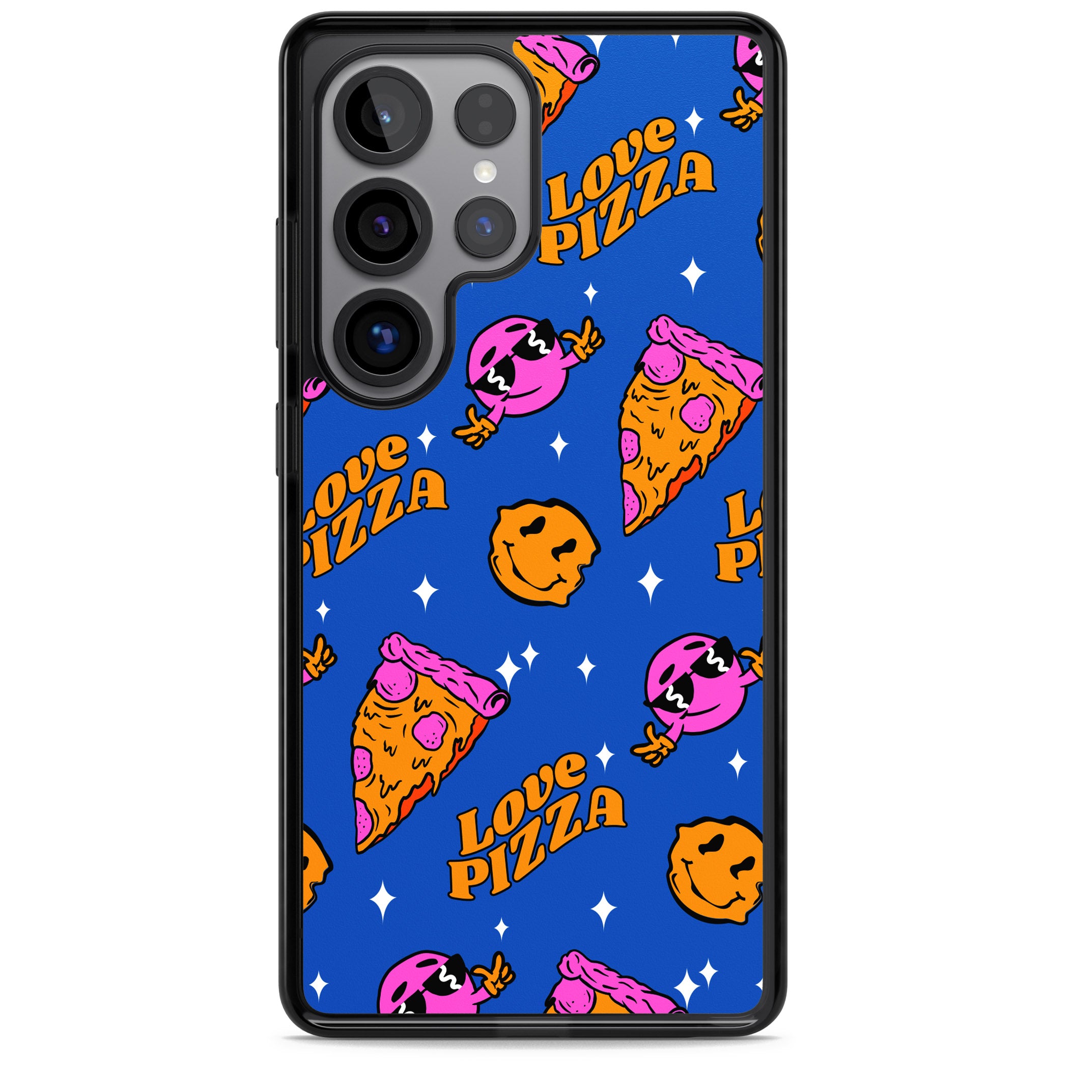 Psychedelic Love Pizza Pattern