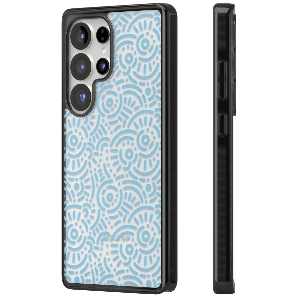 Memphis Sky Samsung S25 Ultra / Samsung S26 Ultra Impact Black Phone Case side