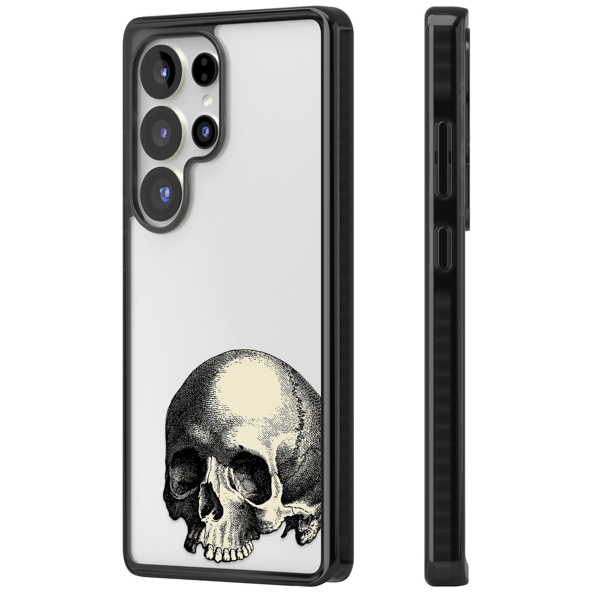 Memento Mori Samsung S25 Ultra / Samsung S26 Ultra Impact Black Phone Case side