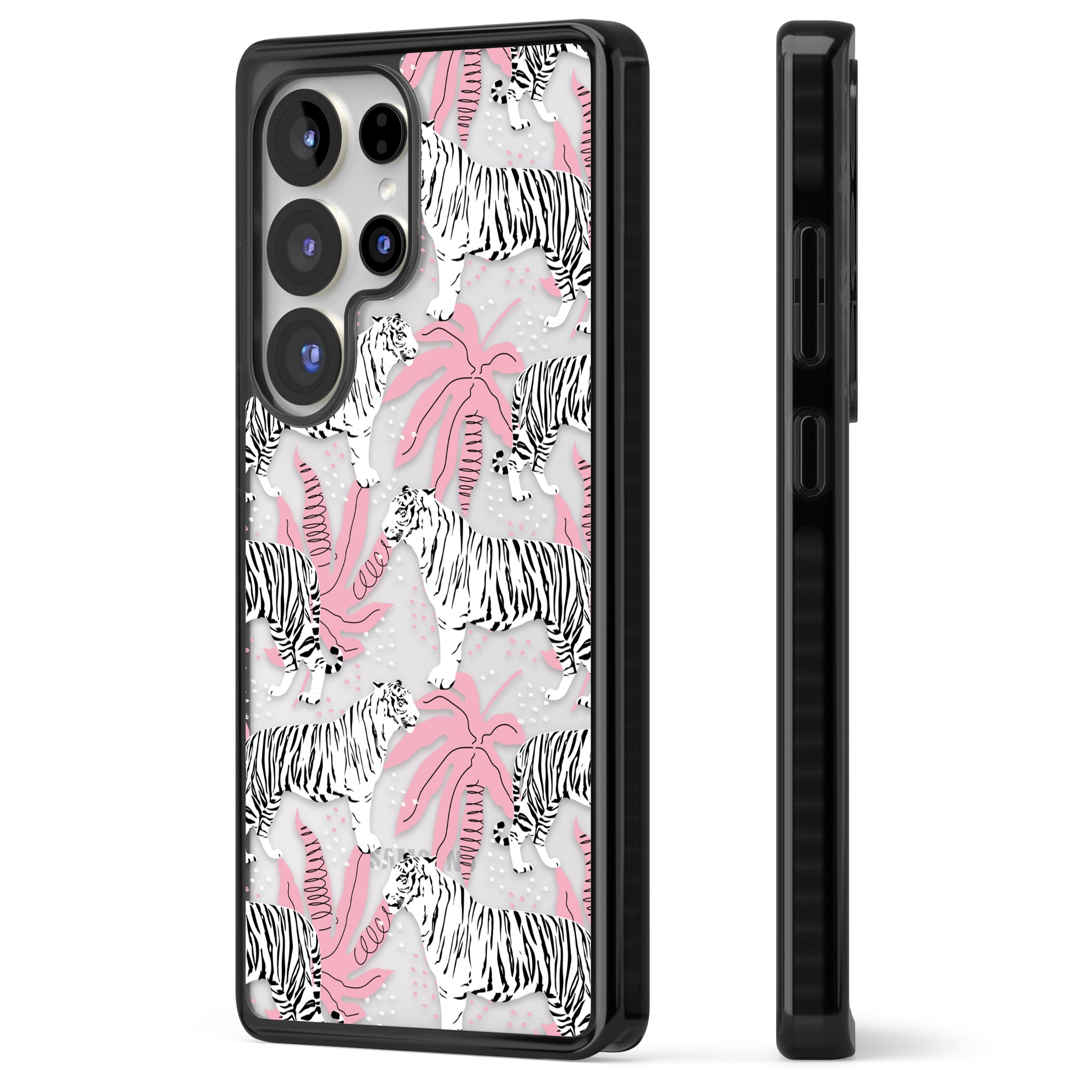 Pink & White Tropical Tigers