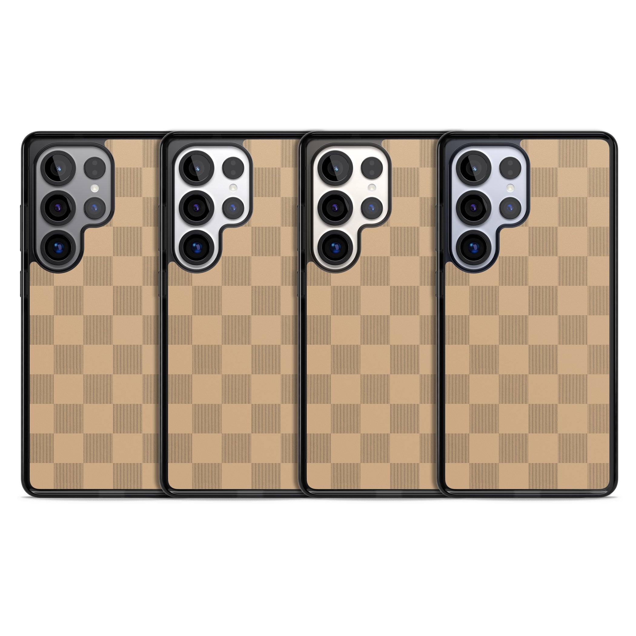 Beige Checkered