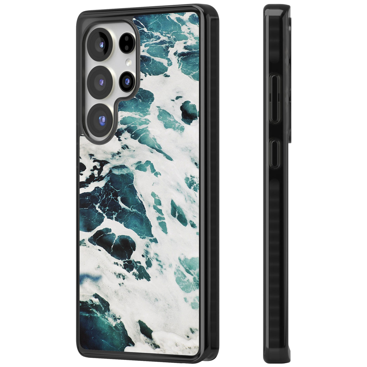 Ocean Surge Samsung S25 Ultra / Samsung S26 Ultra Impact Black Phone Case side