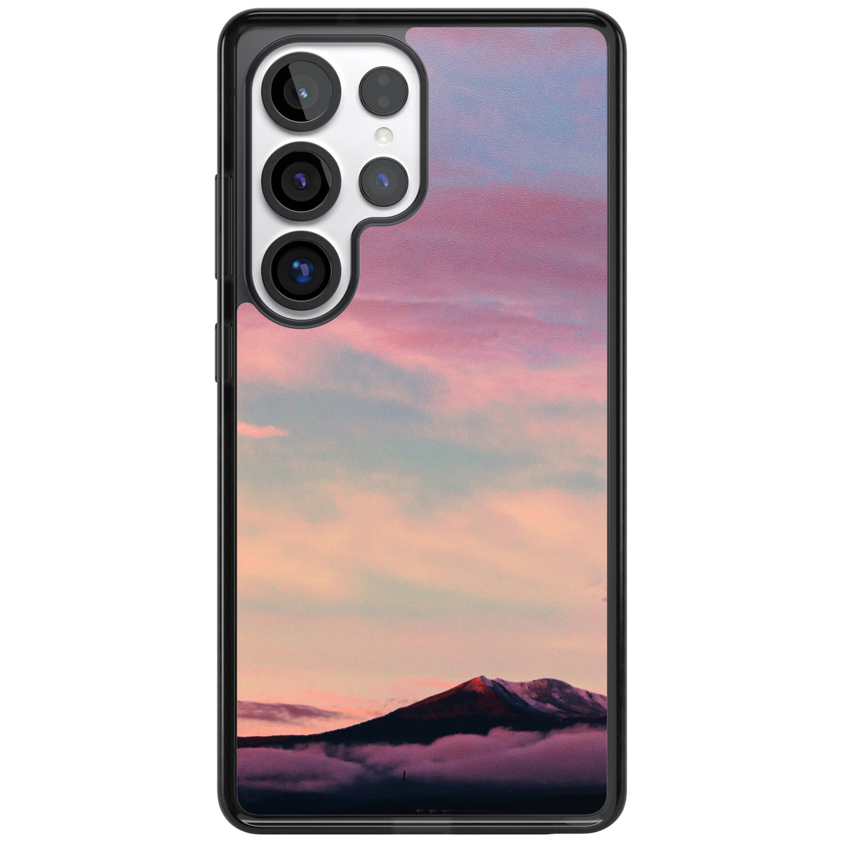 Pastel Mountain Sunset Samsung S25 Ultra / Samsung S26 Ultra Impact Black Phone Case front