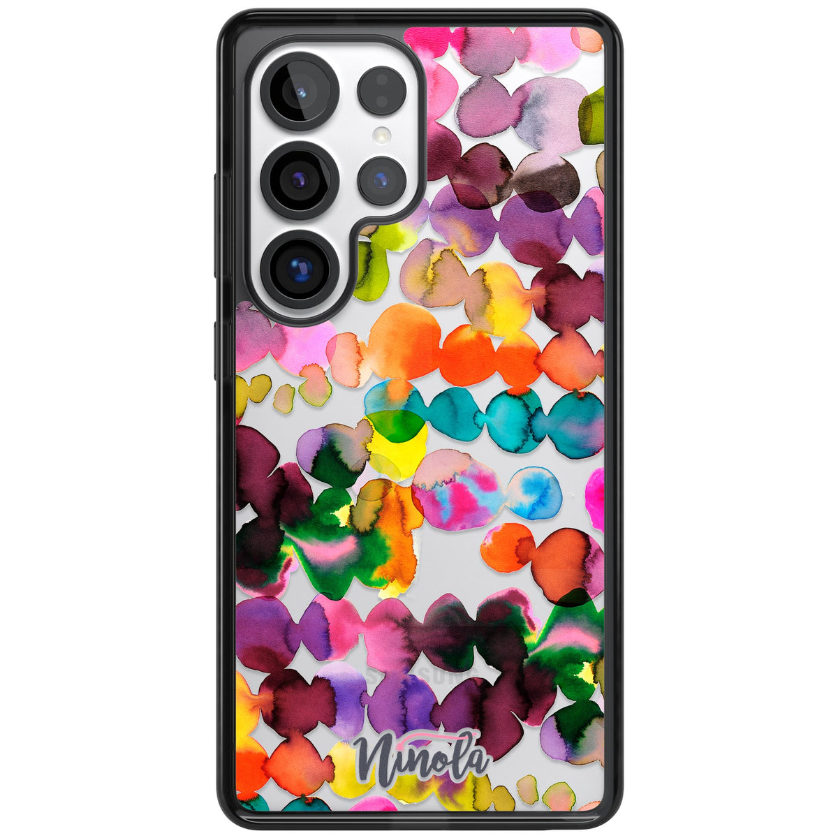 Ink Splash Hues Samsung S25 Ultra / Samsung S26 Ultra Impact Black Phone Case front