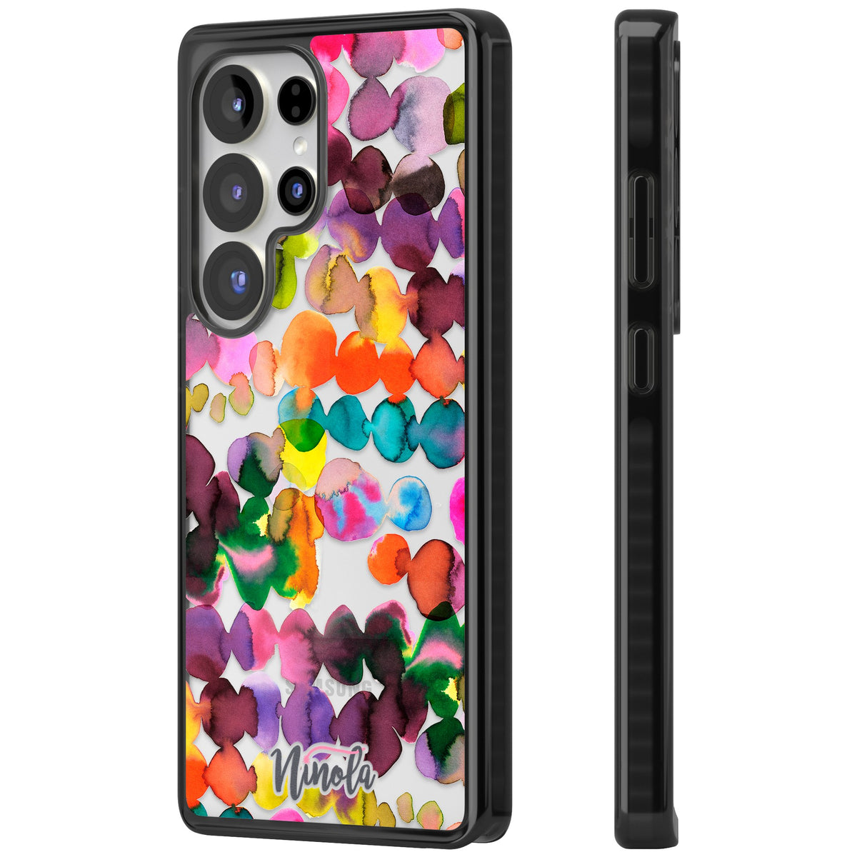 Ink Splash Hues Samsung S25 Ultra / Samsung S26 Ultra Impact Black Phone Case side