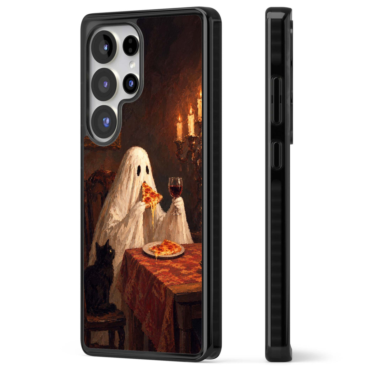 Lonely Night In art iPhone case | Black Impact case for Samsung Galaxy S25 Ultra
