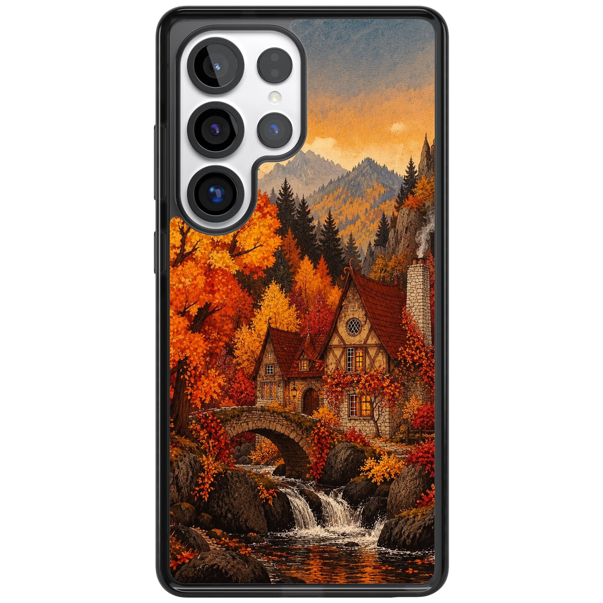 Auburn Cottage Samsung S25 Ultra / Samsung S26 Ultra Impact Black Phone Case front
