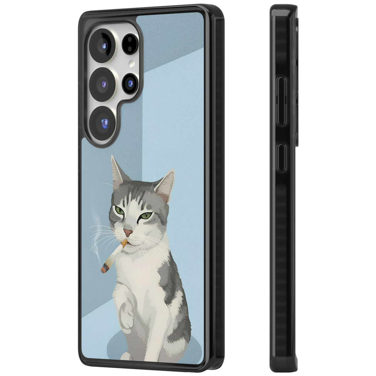 Better Than Cat Treats Samsung S25 Ultra / Samsung S26 Ultra Impact Black Phone Case side