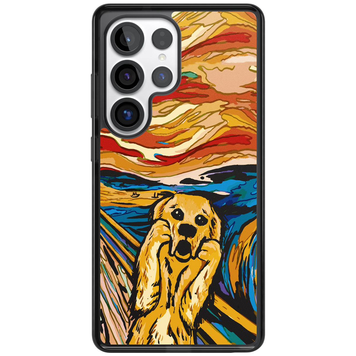 The Bark Samsung S25 Ultra / Samsung S26 Ultra Impact Black Phone Case front