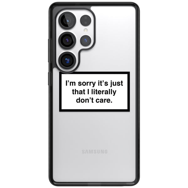 Literally Don't Care