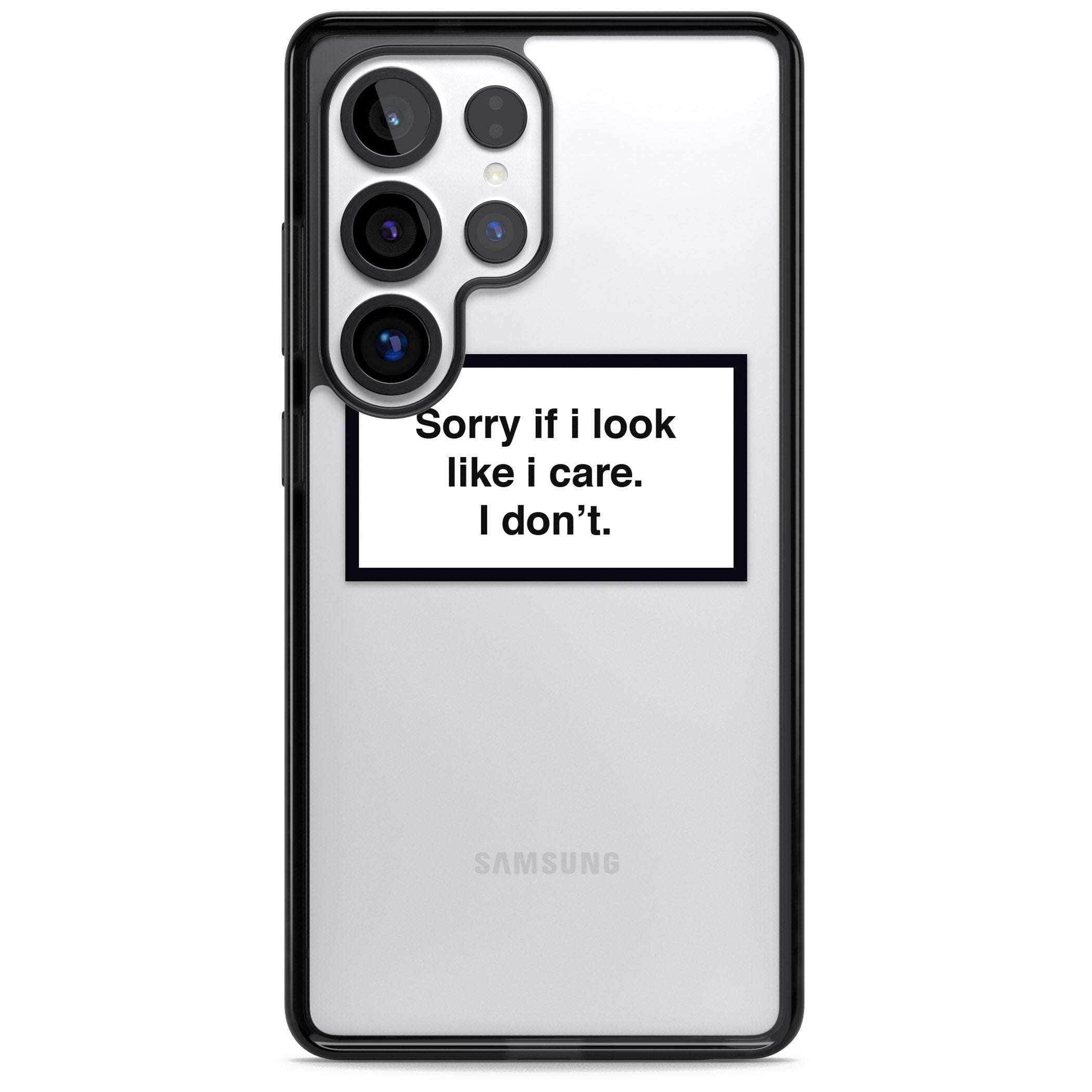 Sorry If I Look Like I Care