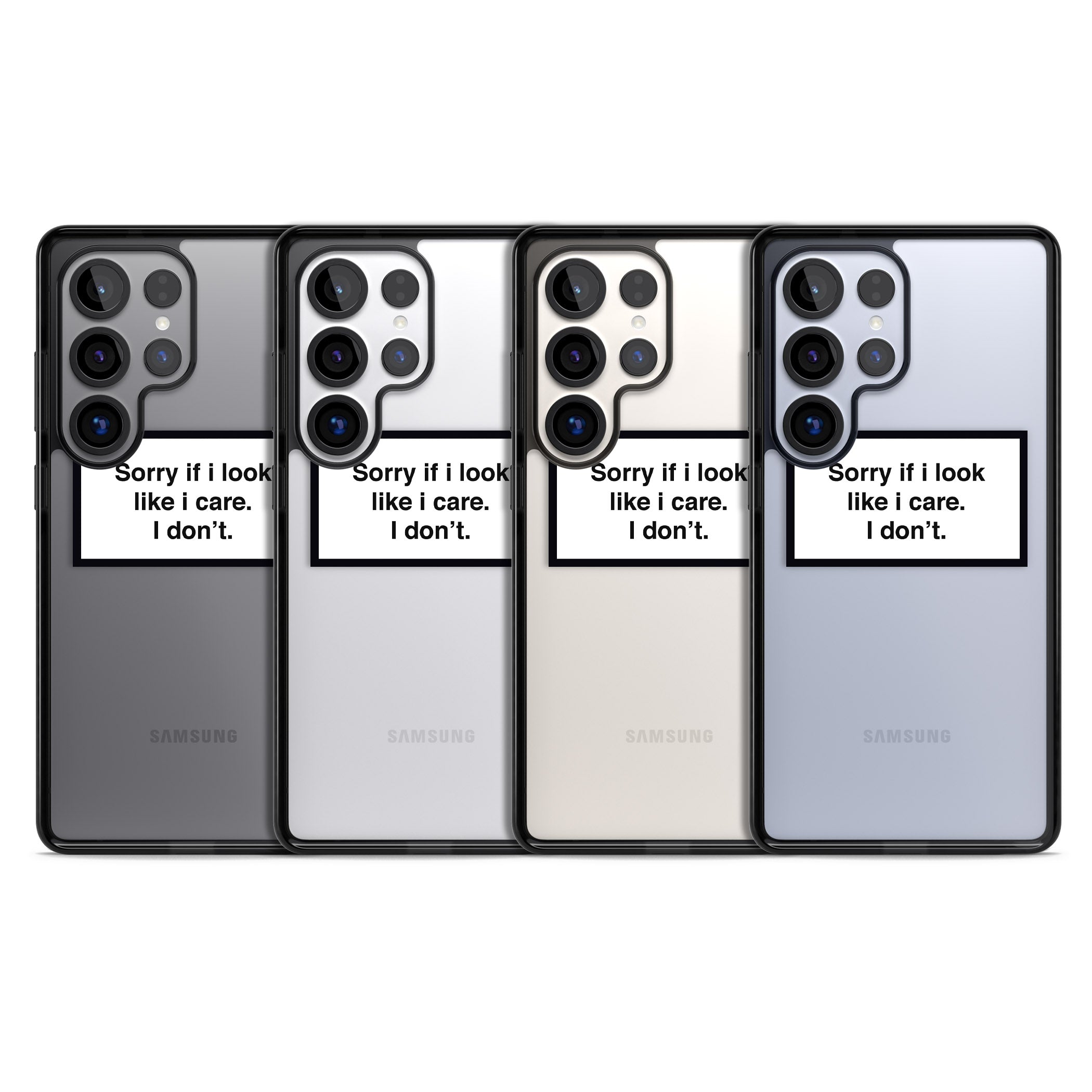 Sorry If I Look Like I Care