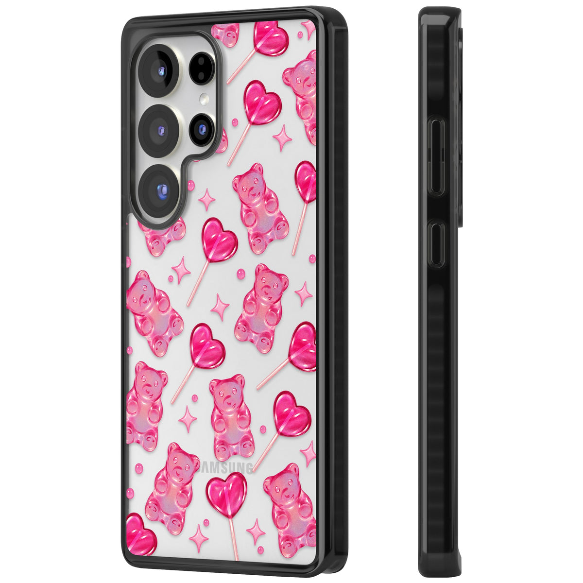 Pink Sugar Samsung S25 Ultra / Samsung S26 Ultra Impact Black Phone Case side