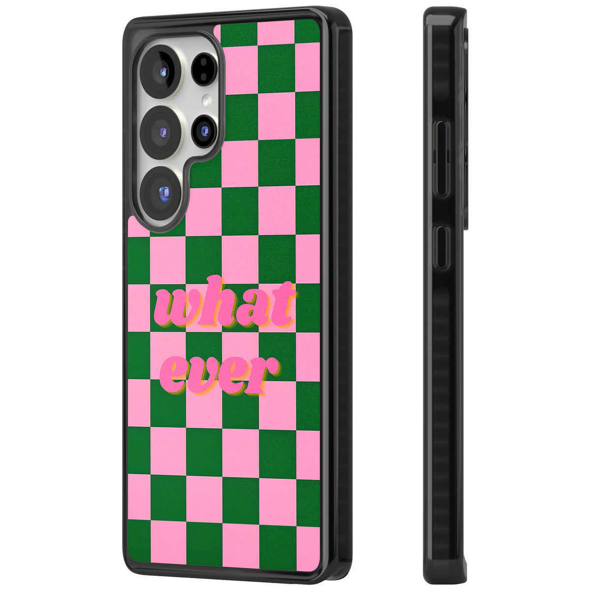 Whatever Samsung S25 Ultra / Samsung S26 Ultra Impact Black Phone Case side