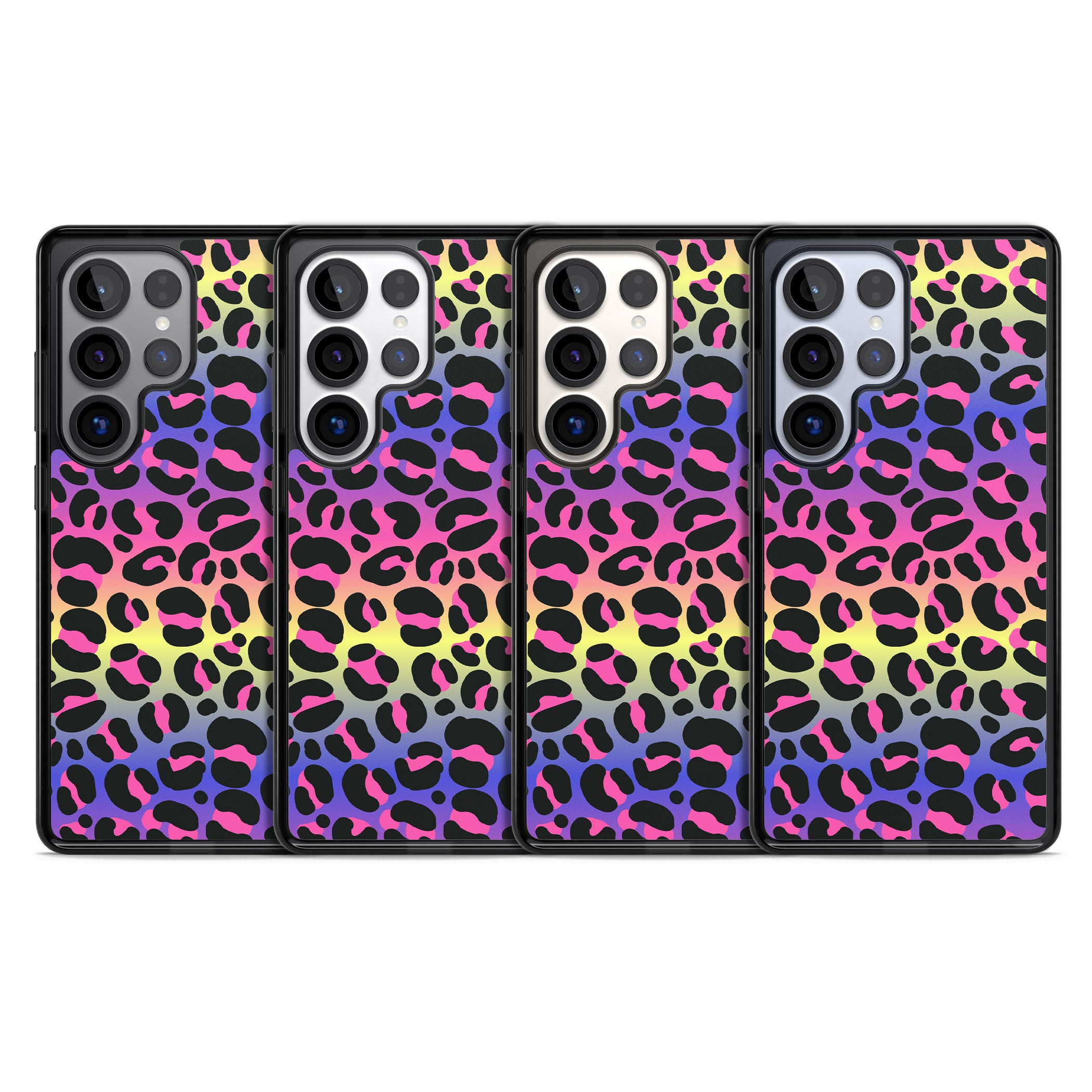 Rainbow Gradient Leopard