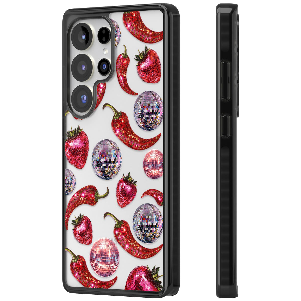 Spicy Disco Samsung S25 Ultra / Samsung S26 Ultra Impact Black Phone Case side