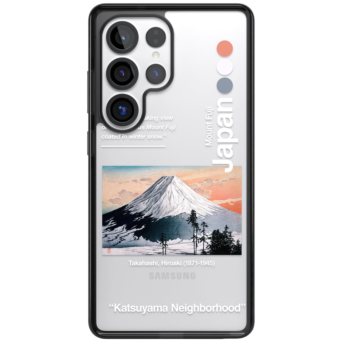 Katsuyama Neighborhood Samsung S25 Ultra / Samsung S26 Ultra Impact Black Phone Case front