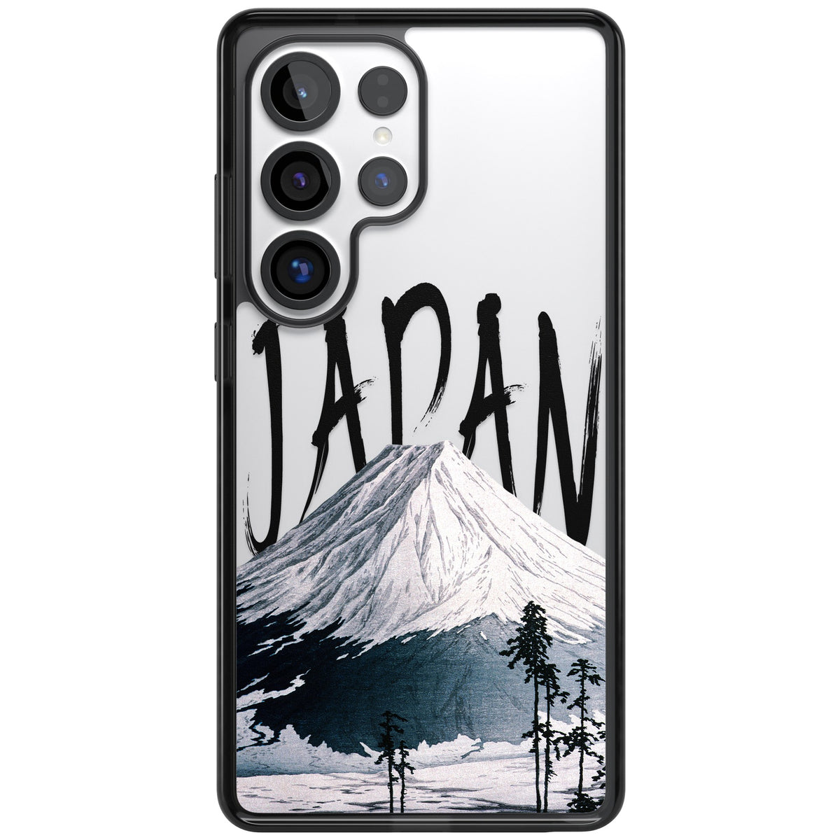 Mount Fuji Cutout Samsung S25 Ultra / Samsung S26 Ultra Impact Black Phone Case front