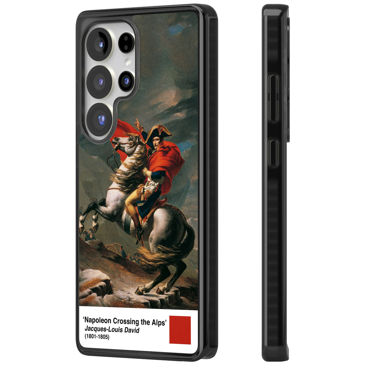 Napoleon Crossing The Alps Samsung S25 Ultra / Samsung S26 Ultra Impact Black Phone Case side