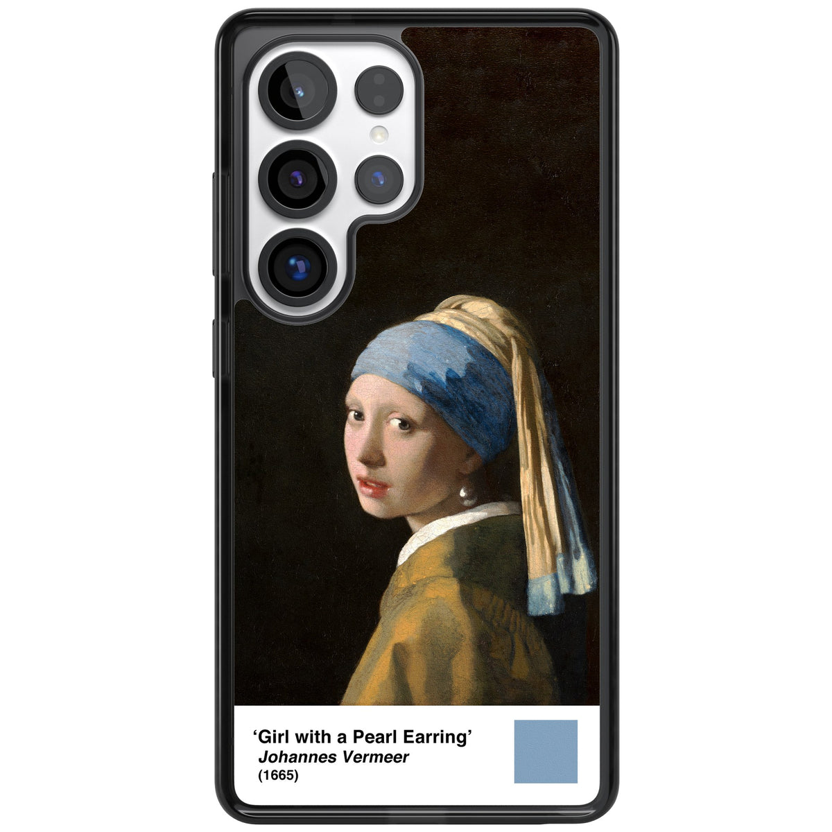 Girl With A Pearl Earring Samsung S25 Ultra / Samsung S26 Ultra Impact Black Phone Case front