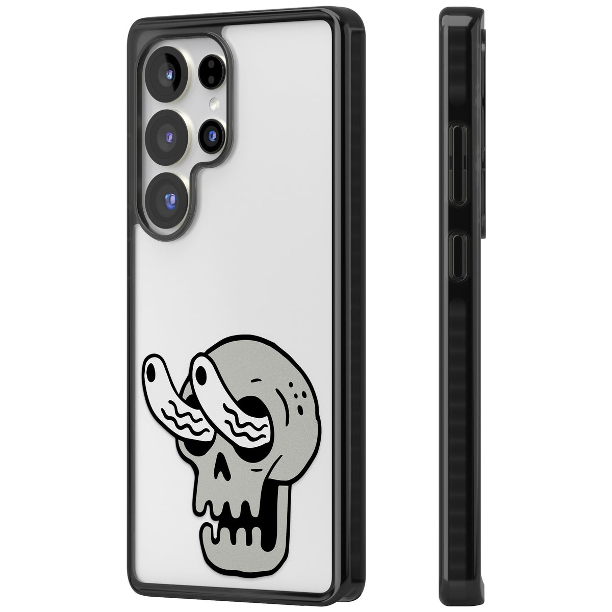 Skull Eyes Samsung S25 Ultra / Samsung S26 Ultra Impact Black Phone Case side