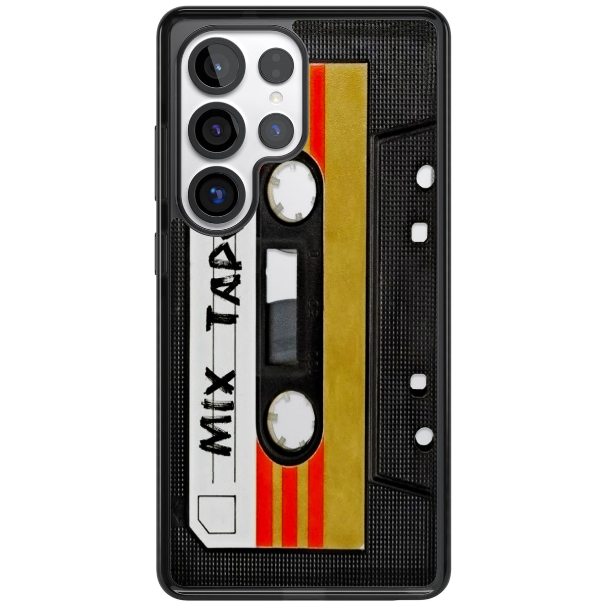 Retro Mix Tape Samsung S25 Ultra / Samsung S26 Ultra Impact Black Phone Case front