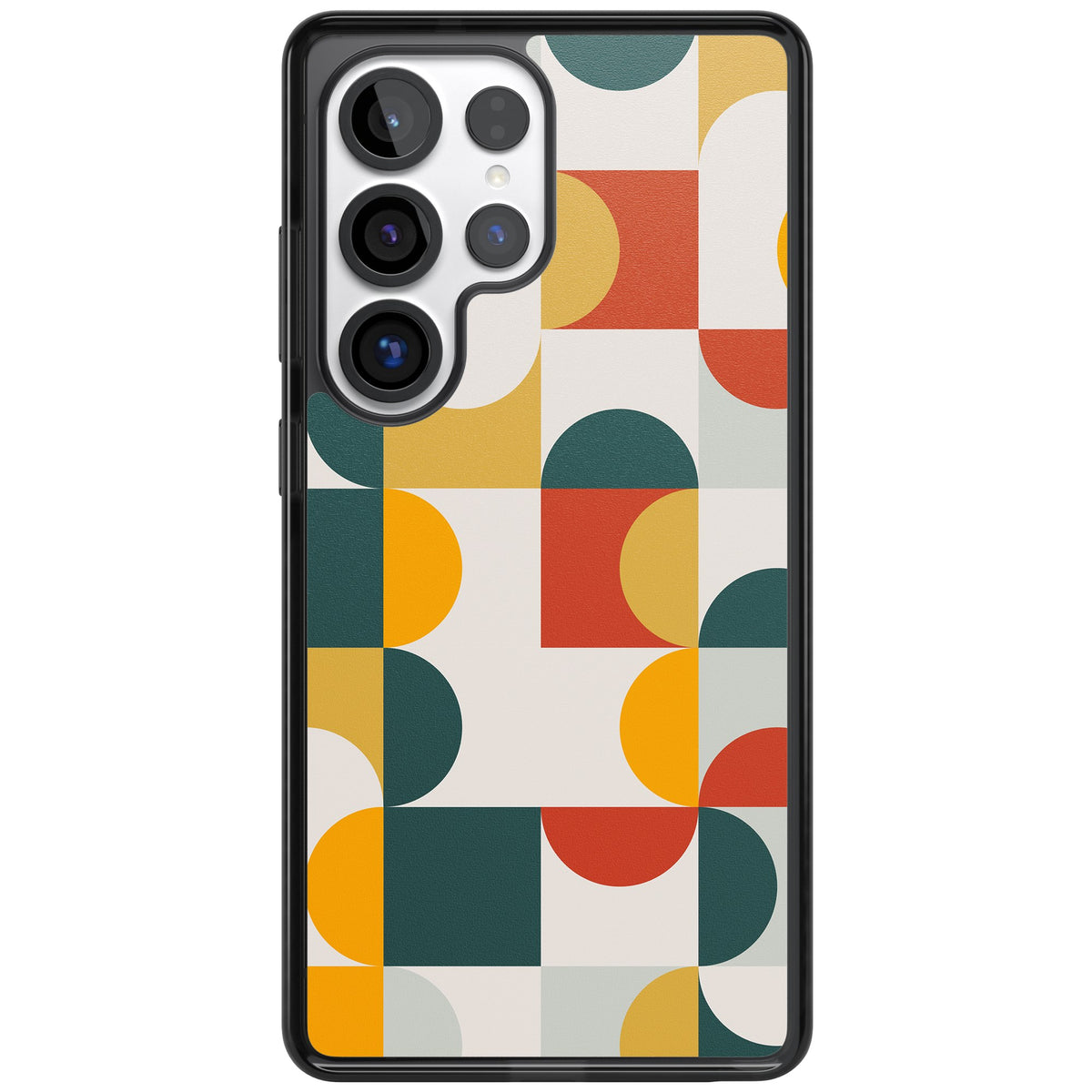 Retro Color Blocks Samsung S25 Ultra / Samsung S26 Ultra Impact Black Phone Case front