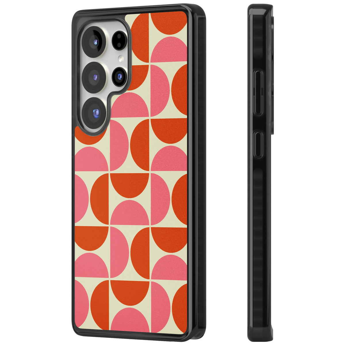 Boho Bauhaus Samsung S25 Ultra / Samsung S26 Ultra Impact Black Phone Case side