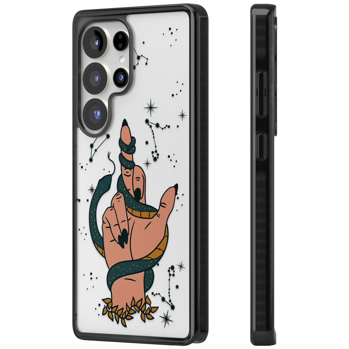 Snakes, Stars And Cynicism Samsung S25 Ultra / Samsung S26 Ultra Impact Black Phone Case side