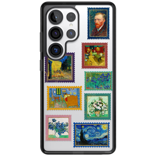 Coloured Vintage Art Stamps