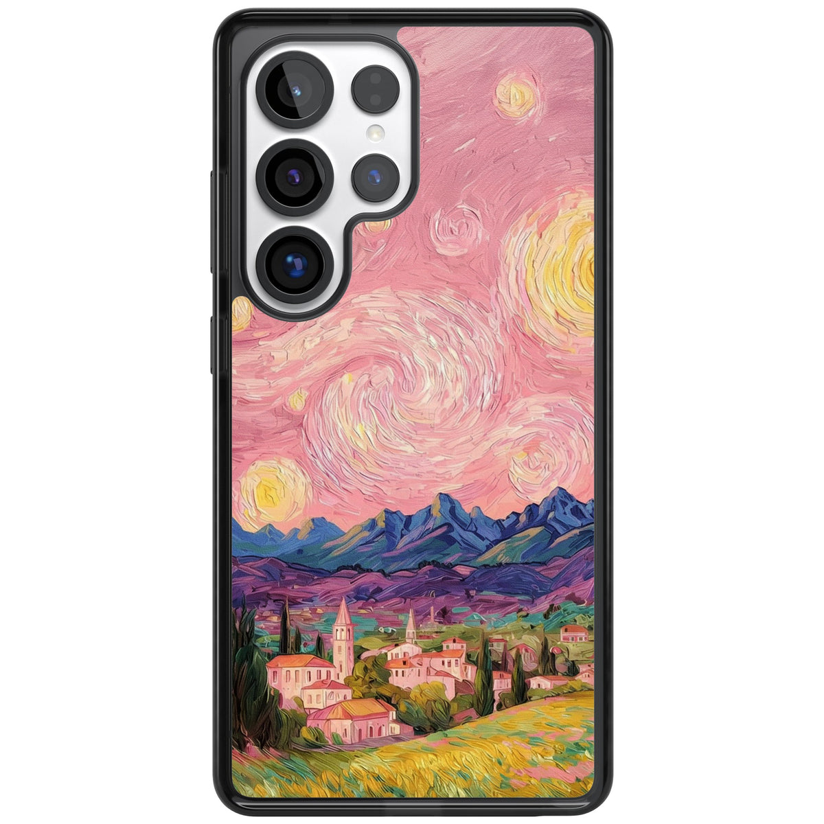 The Starry Sunset Samsung S25 Ultra / Samsung S26 Ultra Impact Black Phone Case front