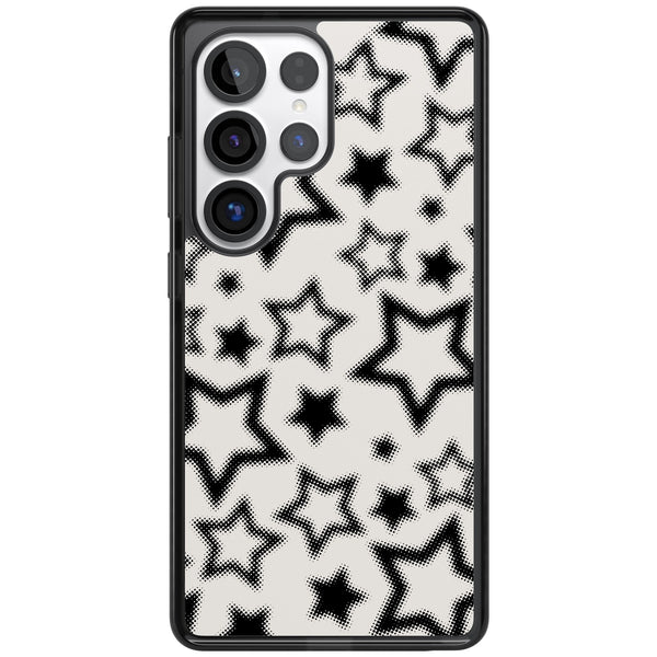 Black Halftone Stars
